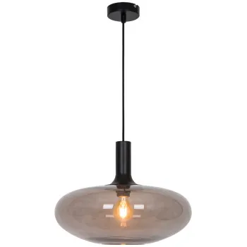 Viokef Convex füstszínű függesztett lámpa (VIO-4278100) E27 1 izzós IP20