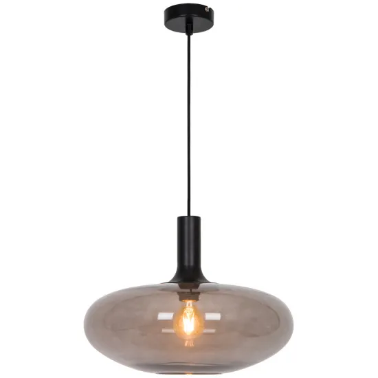 Viokef Convex füstszínű függesztett lámpa (VIO-4278100) E27 1 izzós IP20