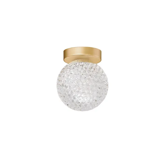Viokef Diamond arany-átlátszó mennyezeti lámpa (VIO-4267200) G9 1 izzós IP20