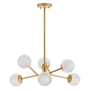 Viokef Diamond arany-átlátszó függesztett lámpa (VIO-4267500) G9 6 izzós IP20 Viokef Diamond arany-átlátszó függesztett lámpa (VIO-4267500) G9 6 izzós IP20