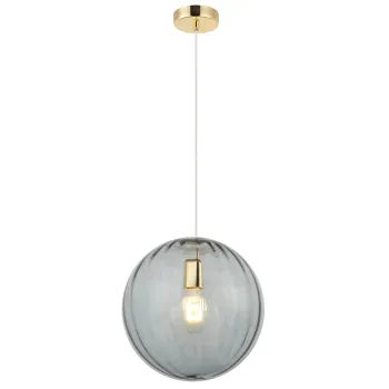 Viokef Diana füstszínű-arany függesztett lámpa (VIO-4294301) E27 1 izzós IP20