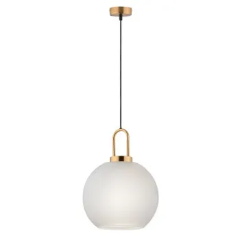 Viokef Doria arany-fehér függesztett lámpa (VIO-4249500) E27 1 izzós IP20