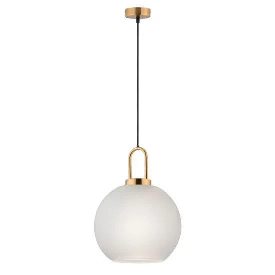 Viokef Doria arany-fehér függesztett lámpa (VIO-4249500) E27 1 izzós IP20