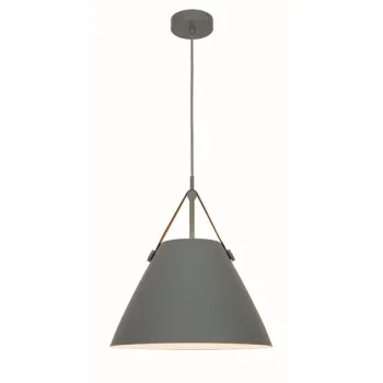 Viokef Hector szürke függesztett lámpa (VIO-4253700) E27 1 izzós IP20