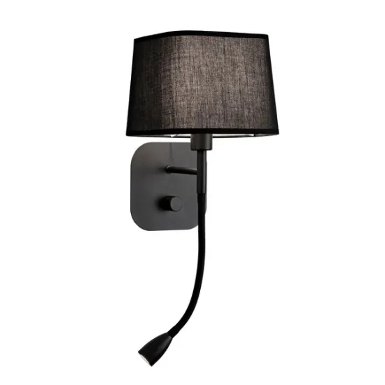Viokef Hendrix fekete falikar (VIO-4174601) E14+LED 2 izzós IP20 Viokef Hendrix fekete falikar (VIO-4174601) E14+LED 2 izzós IP20