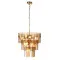 Viokef Isabella borostyán-arany függesztett lámpa (VIO-4309100) E14 6 izzós IP20