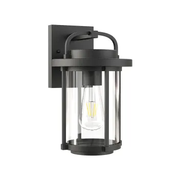 Viokef Kimolos fekete kültéri falikar (VIO-4255200) E27 1 izzós IP23