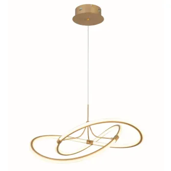 Viokef Lorra arany-átlátszó LED függesztett lámpa (VIO-4250800) LED 1 izzós IP20