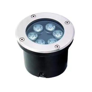Viokef Lotus ezüst talajba építhető LED kültéri lámpa (VIO-4186900) LED 1 izzós IP65/IP67