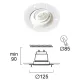 Viokef Mask fehér beépíthető lámpa (VIO-4279700) GU10 1 izzós IP20