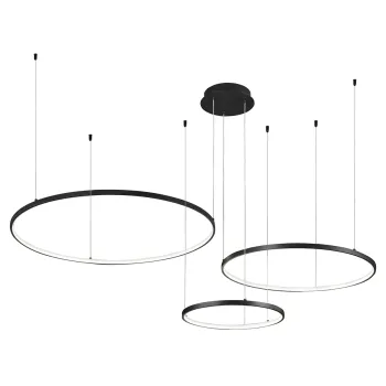 Viokef Maximos fekete LED függesztett lámpa (VIO-4301100) LED 1 izzós IP20