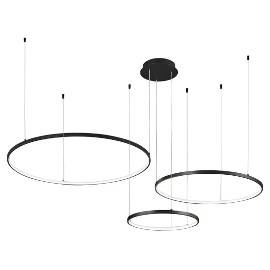 Viokef Maximos fekete LED függesztett lámpa (VIO-4301100) LED 1 izzós IP20