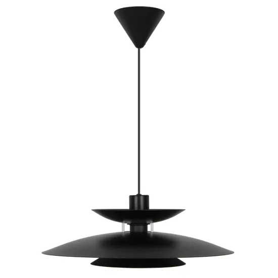 Viokef Nino fekete függesztett lámpa (VIO-4297101) E27 1 izzós IP20
