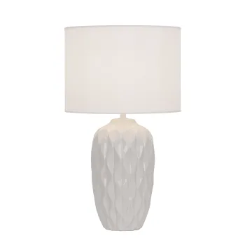 Viokef Pineapple fehér asztali lámpa (VIO-4296100) E27 1 izzós IP20