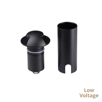 Viokef Rino fekete talajba építhető LED kültéri lámpa (VIO-4293900) LED 1 izzós IP65/IP67