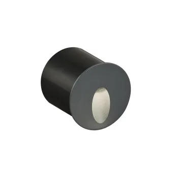 Viokef Serifos sötétszürke falba építhető LED kültéri lámpa (VIO-4261100) LED 1 izzós IP54