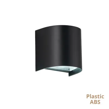 Viokef Spirit fekete kültéri fali lámpa (VIO-4282400) GU10 1 izzós IP65