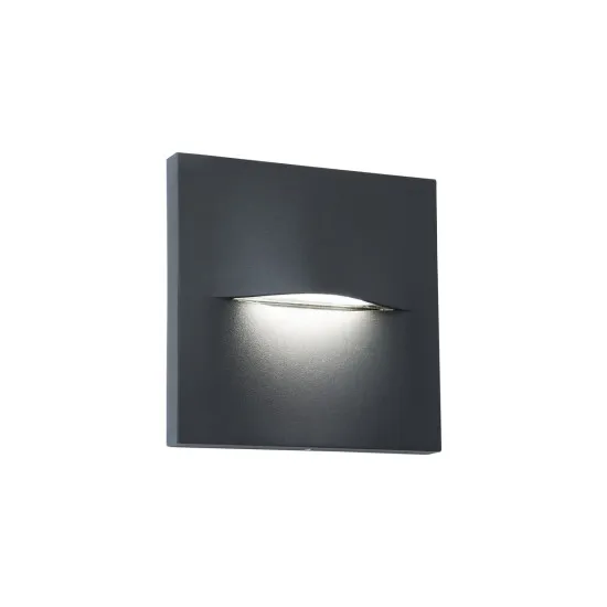 Viokef Vita sötétszürke LED kültéri fali lámpa (VIO-4298400) LED 1 izzós IP65