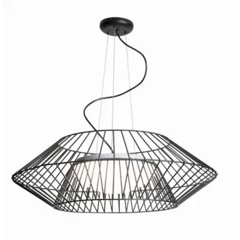 Zambelis  fekete-opál függesztett lámpa (ZAM-1545) E27 3 izzós IP20