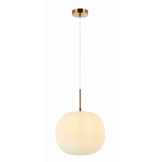 Zambelis  arany-opál függesztett lámpa (ZAM-20124) E27 1 izzós IP20