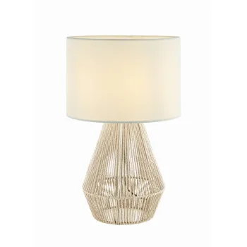 Zambelis  bézs-barna asztali lámpa (ZAM-20235) E27 1 izzós IP20