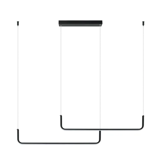 Zambelis  fekete LED függesztett lámpa (ZAM-22010) LED 1 izzós IP20