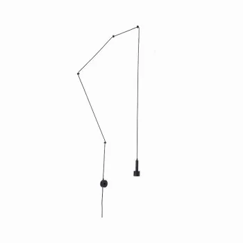 Zambelis  fekete LED fali lámpa (ZAM-22176) LED 1 izzós IP20