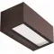 Zambelis  barna LED kültéri fali lámpa (ZAM-E262) LED 1 izzós IP65