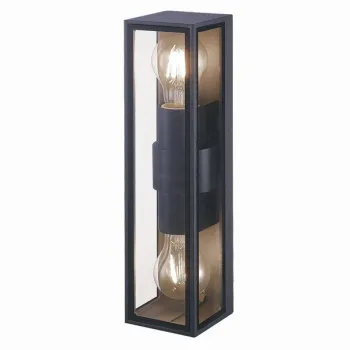 Zambelis  grafit kültéri fali lámpa (ZAM-E296) E27 2 izzós IP54