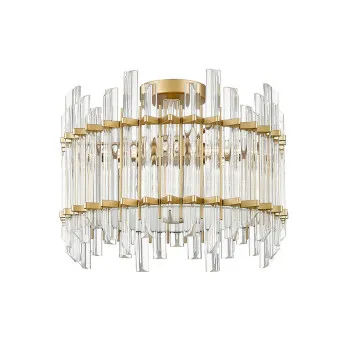 Zuma Alexandria arany-átlátszó kristály mennyezeti lámpa  (ZU-C0556-06D-V7V7) G9 6 izzós IP20