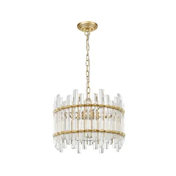 Zuma Alexandria arany-átlátszó kristály függesztett lámpa (ZU-P0556-06D-V7V7) G9 6 izzós IP20