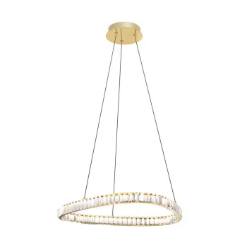 Zuma Athesa arany-átlátszó LED kristály függesztett lámpa (ZU-MD3169-1-3GT) LED 1 izzós IP20