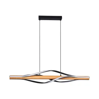 Zuma Baez fekete LED függesztett lámpa (ZU-P230857003) LED 1 izzós IP20