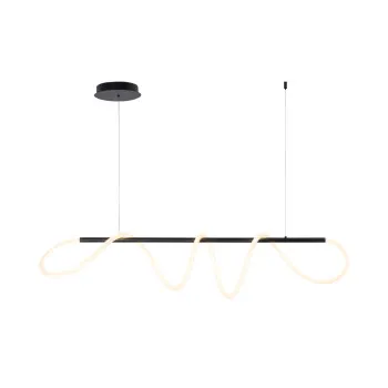 Zuma Balbo fekete LED függesztett lámpa (ZU-20006PM-BK) LED 1 izzós IP20