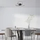 Zuma Bold fekete LED mennyezeti lámpa (ZU-20169-GD) LED 1 izzós IP20
