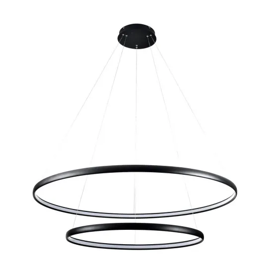 Zuma Carlo fekete LED függesztett lámpa (ZU-PL210503-8-12BK) LED 1 izzós IP20