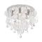 Zuma Gressa átlátszó-króm kristály mennyezeti lámpa  (ZU-19031-M) G9 5 izzós IP20