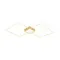 Zuma Hex arany LED mennyezeti lámpa (ZU-RLX96474-1B) LED 1 izzós IP20