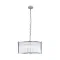 Zuma Marmo króm-átlátszó függesztett lámpa (ZU-2200131P-L) E27 3 izzós IP20