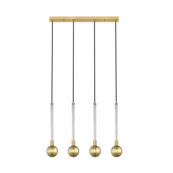 Zuma Mida arany-átlátszó függesztett lámpa (ZU-P0583-04A-2GHF) G9 4 izzós IP20