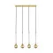 Zuma Mida arany-átlátszó függesztett lámpa (ZU-P0583-04A-2GHF) G9 4 izzós IP20