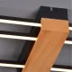 Zuma Minar fekete-barna LED mennyezeti lámpa (ZU-C230624202) LED 1 izzós IP20