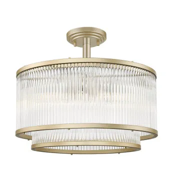 Zuma Sergio arany-átlátszó mennyezeti lámpa (ZU-C0528-05H-V6AC) E14 5 izzós IP20