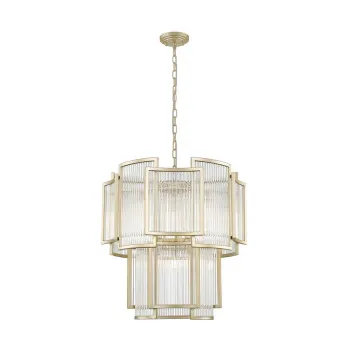 Zuma Sergio arany-átlátszó függesztett lámpa (ZU-P0528-08A-V6AC) E14 8 izzós IP20