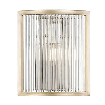 Zuma Sergio arany-átlátszó fali lámpa (ZU-W0528-01A-V6AC) E14 1 izzós IP20