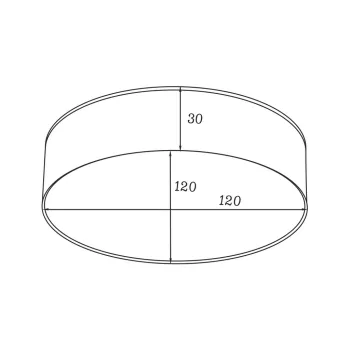 Zuma Solari arany-fehér LED mennyezeti lámpa (ZU-WM-TD8880-M4KG) LED 1 izzós IP20