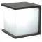 Lutec Box Cube sötétszürke kültéri fali lámpa (LUT-5184601118) E27 1 izzós IP44