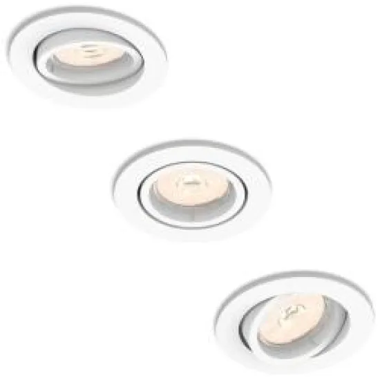 PHILIPS ENNEPER fehér LED mennyezetbe építhető lámpa (PHI-8718696160404) GU10 1 izzós IP20