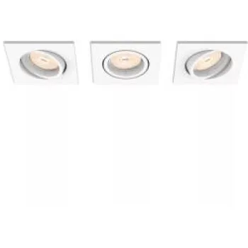 PHILIPS ENNEPER fehér LED mennyezetbe építhető lámpa (PHI-8718696160374) GU10 1 izzós IP20