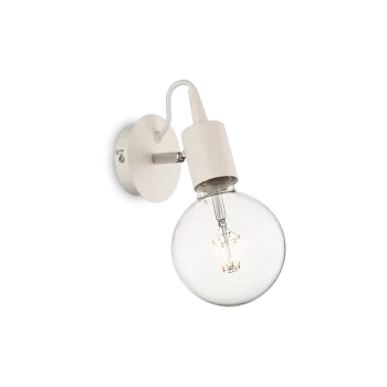 Ideal Lux EDISON AP1 BIANCO fehér fali lámpa (IDE-138374) E27 1 izzós IP20